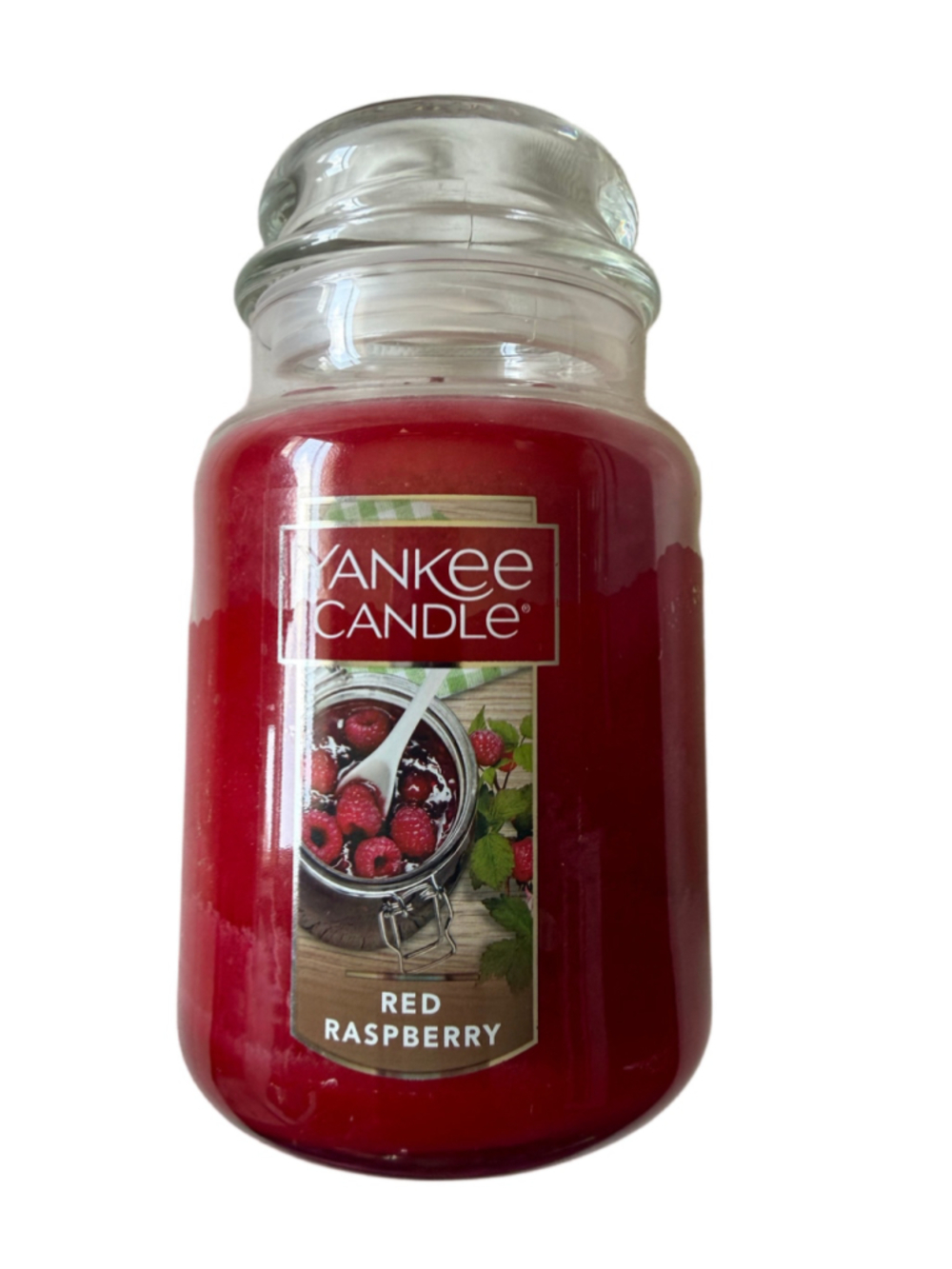 NEW Yankee Candle RED RASPBERRY 22 oz Single Wick Large Jar